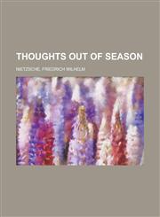 Thoughts Out of Season Volume II,1236701992,9781236701992