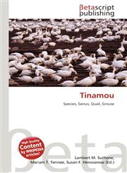 Tinamou,6131010390,9786131010392