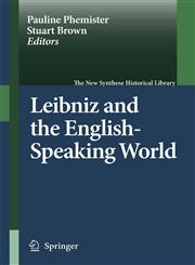 Leibniz and the English-Speaking World,1402052421,9781402052422