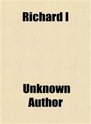 Richard I,1150700653,9781150700651