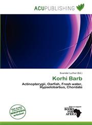 Korhi Barb,6136627477,9786136627472