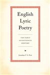 English Lyric Poetry The Early Seventeenth Century,0415208580,9780415208581