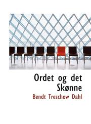 Ordet Og Det Sk Nne,1115441833,9781115441834