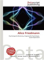Alice Friedmann,6134442194,9786134442190