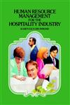 Human Resource Management for the Hospitality Industry,0471289728,9780471289722