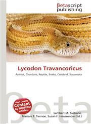 Lycodon Travancoricus,6135202499,9786135202496