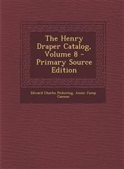 Henry Draper Catalog, Volume 8,1289770220,9781289770228
