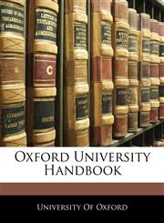 Oxford University Handbook,1144204739,9781144204738