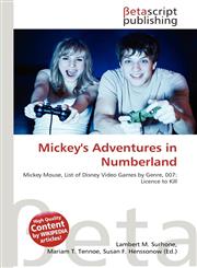 Mickey's Adventures in Numberland,6134406759,9786134406758