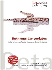 Bothrops Lanceolatus,6135255118,9786135255119