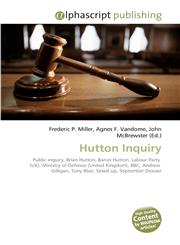 Hutton Inquiry,6130266863,9786130266868