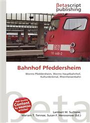 Bahnhof Pfeddersheim,6134725455,9786134725453