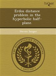 Erdos distance problem in the hyperbolic half-plane.,1244074578,9781244074576