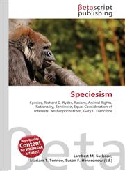 Speciesism,6130314787,9786130314781