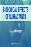 Biological Effects of Surfactants,0849325269,9780849325267