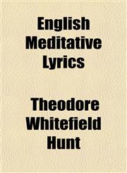 English Meditative Lyrics,1151658081,9781151658081