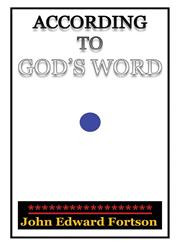 According to God's Word,1632490919,9781632490919