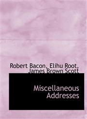 Miscellaneous Addresses,1115337998,9781115337991