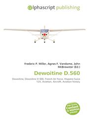 Dewoitine D.560,6134177717,9786134177719