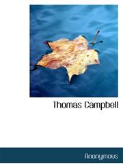 Thomas Campbell,1116028751,9781116028751
