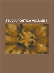 Studia pontica Volume 1,1236823753,9781236823755