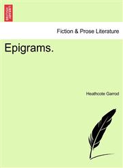 Epigrams.,1241542031,9781241542030