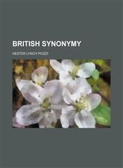 British Synonymy,115426372X,9781154263725
