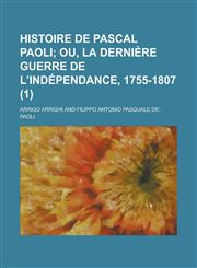 Histoire de Pascal Paoli (1),1234125498,9781234125493