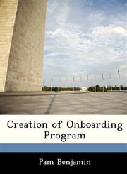 Creation of Onboarding Program,1249413826,9781249413820