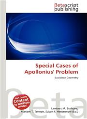 Special Cases of Apollonius' Problem,6136406292,9786136406299