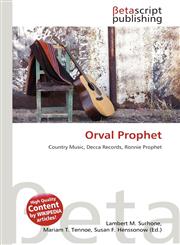 Orval Prophet,6136460696,9786136460697