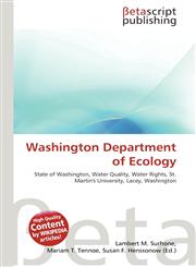 Washington Department of Ecology,6134805874,9786134805872