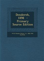 Dendereh, 1898  - Primary Source Edition,1295232146,9781295232147