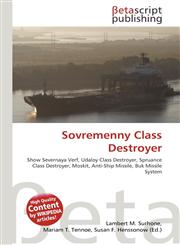 Sovremenny Class Destroyer,6130430841,9786130430849