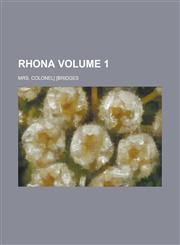 Rhona Volume 1,1234068818,9781234068813