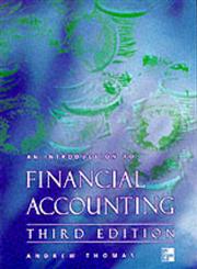 An Introduction to Financial Accounting 3rd International Edition,0077094808,9780077094805