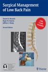 Surgical Management of Low Back Pain A Co-Publication of Thieme and the American Association of Neurological Surgeons 2nd Edition,1604060352,9781604060355
