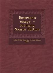 Emerson's Essays,1289819327,9781289819323