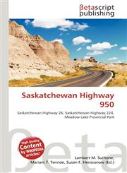Saskatchewan Highway 950,6134780820,9786134780827