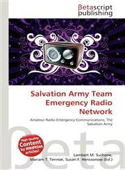 Salvation Army Team Emergency Radio Network,613501806X,9786135018066