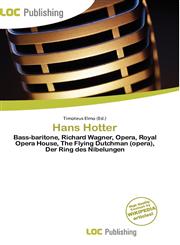 Hans Hotter,6134963682,9786134963688