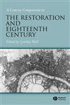 A Concise Companion to the Restoration and Eighteenth Century,1405101172,9781405101172