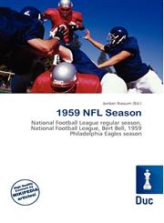 1959 NFL Season,6135915010,9786135915013