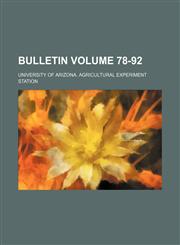 Bulletin Volume 78-92,1236303407,9781236303400