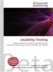 Usability Testing,6130317166,9786130317164