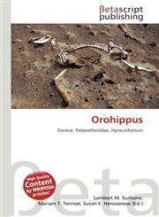 Orohippus,6136382512,9786136382517
