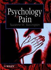 Psychology of Pain,0471957739,9780471957737