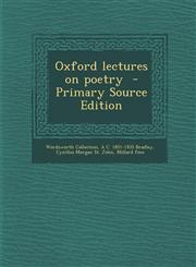 Oxford Lectures on Poetry,1287637760,9781287637769