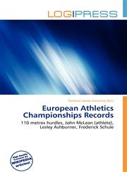 European Athletics Championships Records,6136543087,9786136543086
