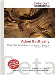 Adam Batthyány,6131195137,9786131195136